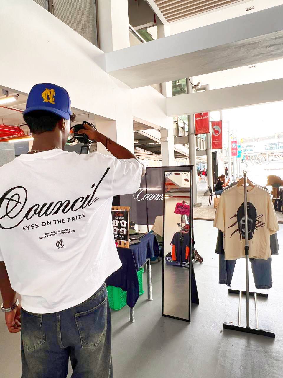 Council first retail booth