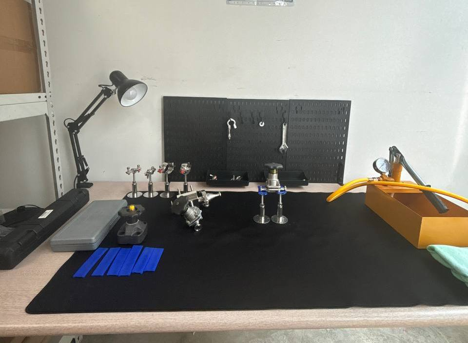 Diaphragm Valve Testing Setup